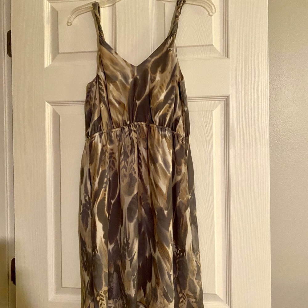 Banana Republic Silk Water Color Dress